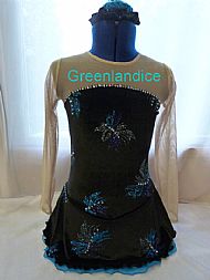 Sophie Design in Black/Turquoise