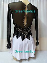 Sophie Lisa design Black Stripe/White Back View