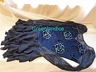 Tia design Latin dress in Dark Blue