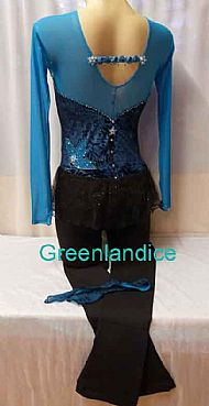 Kenzie Unitard BlueZ Back View