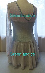 Emily snowflake dress Back View