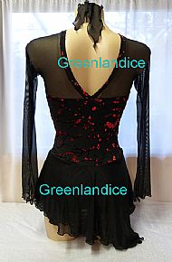 Lexie in Black/Red Back View