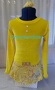 Sarah Ice Princess in Yellow/Gold