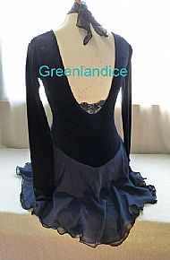 Sarah NC DK Blue Back View