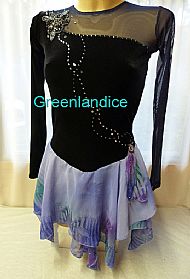 Victoria design Dress with Handkerchief Skirt