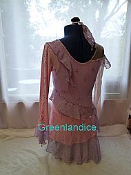 Victoria Tia design in Pink/Lilac Back View