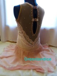 Back View Apricot Lexie dress