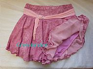 Pink Ice Skating Skirt Flat View