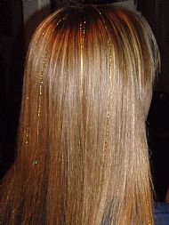 gold tinsel
