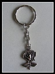 E2 ROSE KEYRING