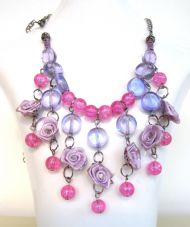 1856 lilac Fuschia Collar £24.95