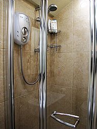 Electric shower.