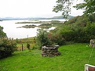 view towards marina from stable cottage