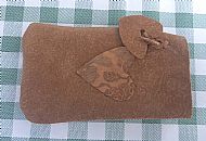 Suede Phone Case with heart