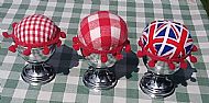 Chrome Egg Cup Pin Cushions