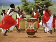 African's ceremonial dance