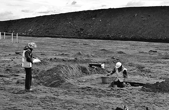 archaeological excavation - fortrose