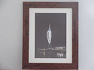 Spinnaker tower at night