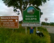 Arrival in Golspie