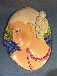 Beswick Art Deco Wall Plaque