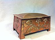 Art Nouveau Copper Box