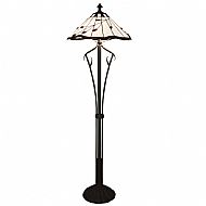 Tiffany MT20FL 45cm floor ruby leaf lamp