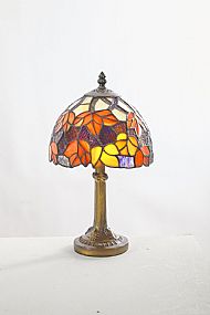 Tiffany PMCR14TL 20cm red and orange maple lamp