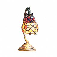 Tiffany PMOWL2/AMBER hanging owl lamp