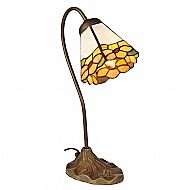 Tiffany R5-5 orange swan neck lamp