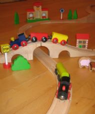 The apartment has some toys