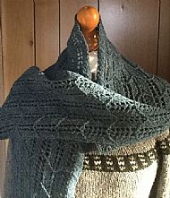Blue scarf