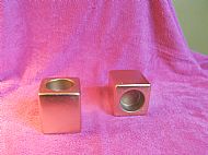 Candle Holders: ( Gold metallic colour )