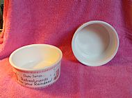 Candle Holders ( Large Reindeer Santa Bowls )