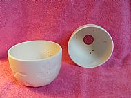 Candle Holders: ( Large Lantern Holly Bowls )