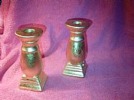 Candle Holders: (Gold Metallic Colour Large Size)