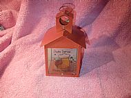 Candle Holders: ( Red Hanging Santa Lantern )