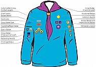 Beaver Badge position