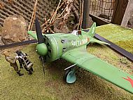 Soviet Polikarpov I-16 Type 28 Fighter Diorama