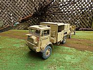 British Bedford QLB Gun Tractor & Bofors 40 mm Anti-Aircraft Gun