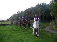 Riding our in Eglinton Park