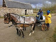 Overnight guests en route from John O' Groats to Lands End