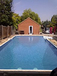 Finished pool