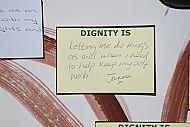 Dignity is....