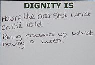 Dignity is....