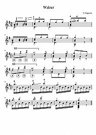 Walzer by Paganini
