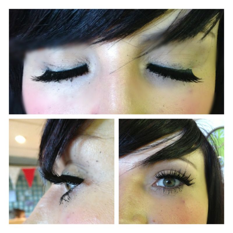 false lashes