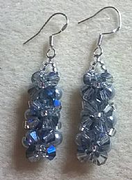 Daisy chain drop earrings