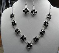 Aurora necklace & earrings