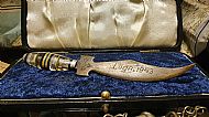 A German WW2 Russian Front Letter Opener in Display Case 'LUGA' 1943