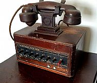 Vintage Wartime 1930s 1940s Dictograph Telephone System Home Front SERGEANT